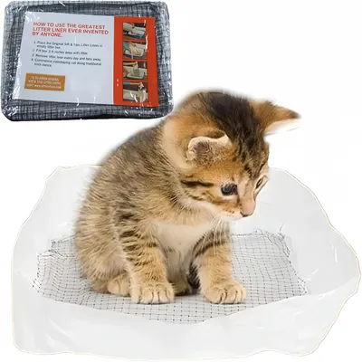 Pet Planet Sacs à litière pour chat résistants avec cordon