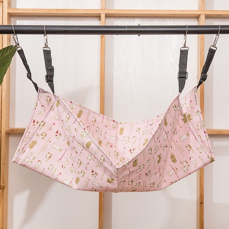 FurryFusion Hamac pour cage de chat en toile d'lin