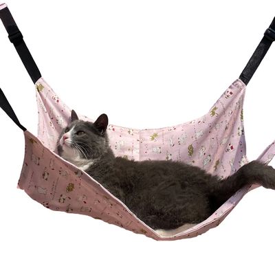 FurryFusion Hamac pour cage de chat en toile d'lin