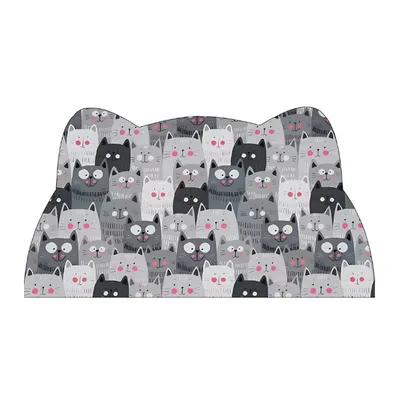 UAMLY Tapis pour bols de nourriture et d'eau pour chats(A)