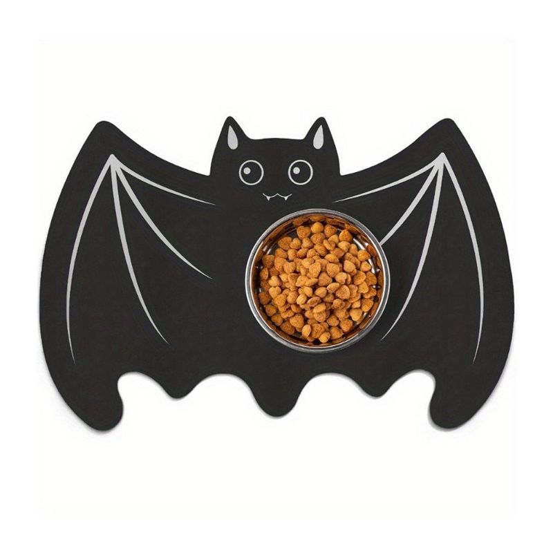 UAMLY Futtermatte für Haustiere, Fledermaus Design