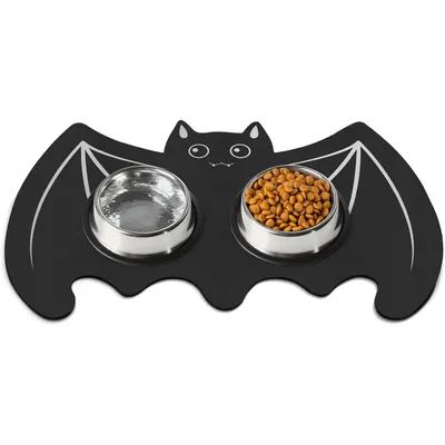 UAMLY Tapis d'alimentation pour animaux de compagnie, chauve-souris