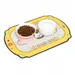 FurryFusion Tischset mit Cartoon-Katzenmotiv