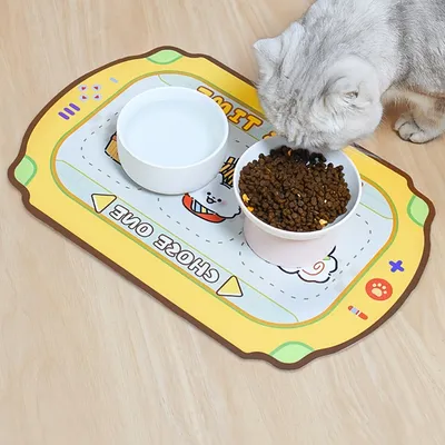 FurryFusion Set de table chat dessin animé