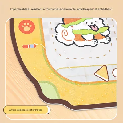 FurryFusion Set de table chat dessin animé