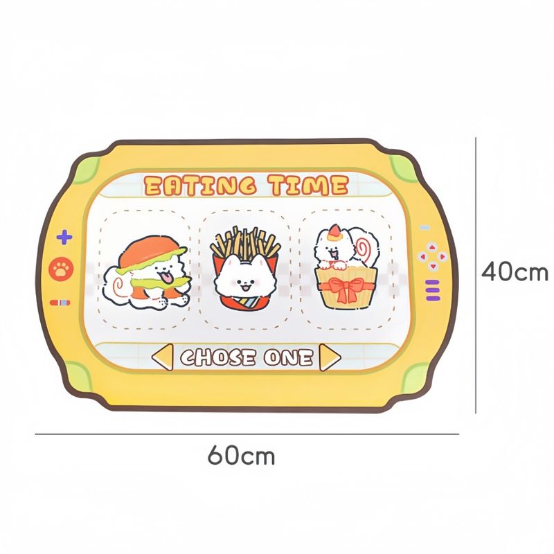 FurryFusion Set de table chat dessin animé