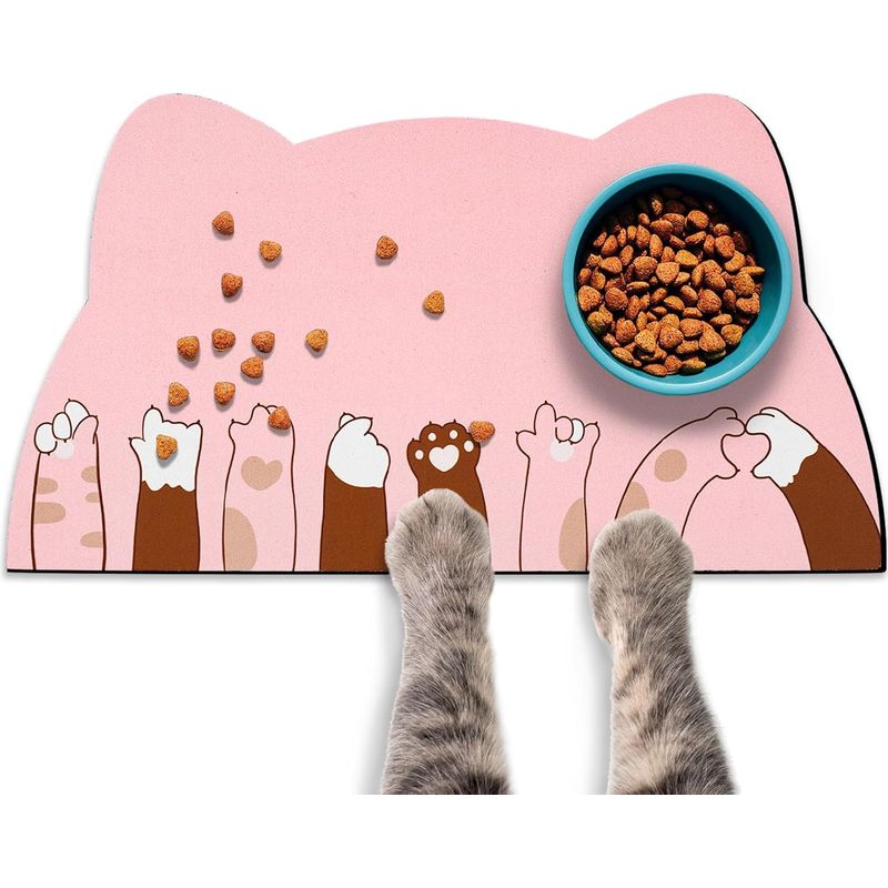 UAMLY Futter- und Wassernapfmatte für Katzen (C)