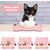 UAMLY Tapis pour bols de nourriture et d'eau pour chats(C)