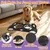 UAMLY Tapis d'alimentation pour animaux de compagnie, Chat noir