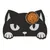 UAMLY Tapis d'alimentation pour animaux de compagnie, Chat noir UAMLY Tapis d'alimentation pour animaux de compagnie, Chat noir