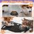 UAMLY Tapis d'alimentation pour animaux de compagnie, Chat noir
