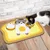 UAMLY Tapis pour bols de nourriture et d'eau pour chats(B)