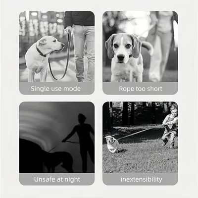 UAMLY Laisse rétractable pour animaux de compagnie