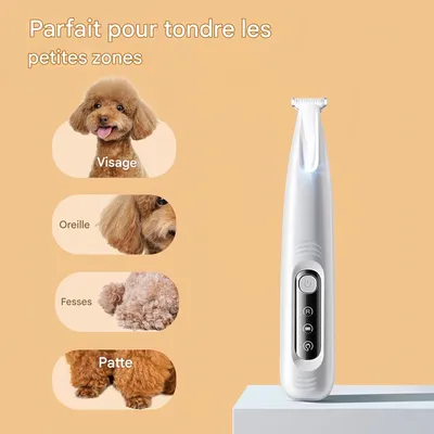 Pet Planet Chiens et Chats TondeuseSet Tondeuse Électrique