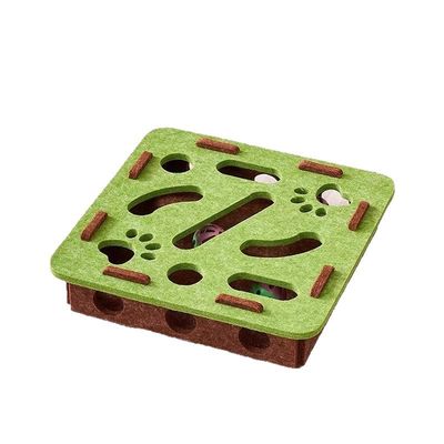 UAMLY Jouet à Gratter et Fouiller Interactif pour chat vert