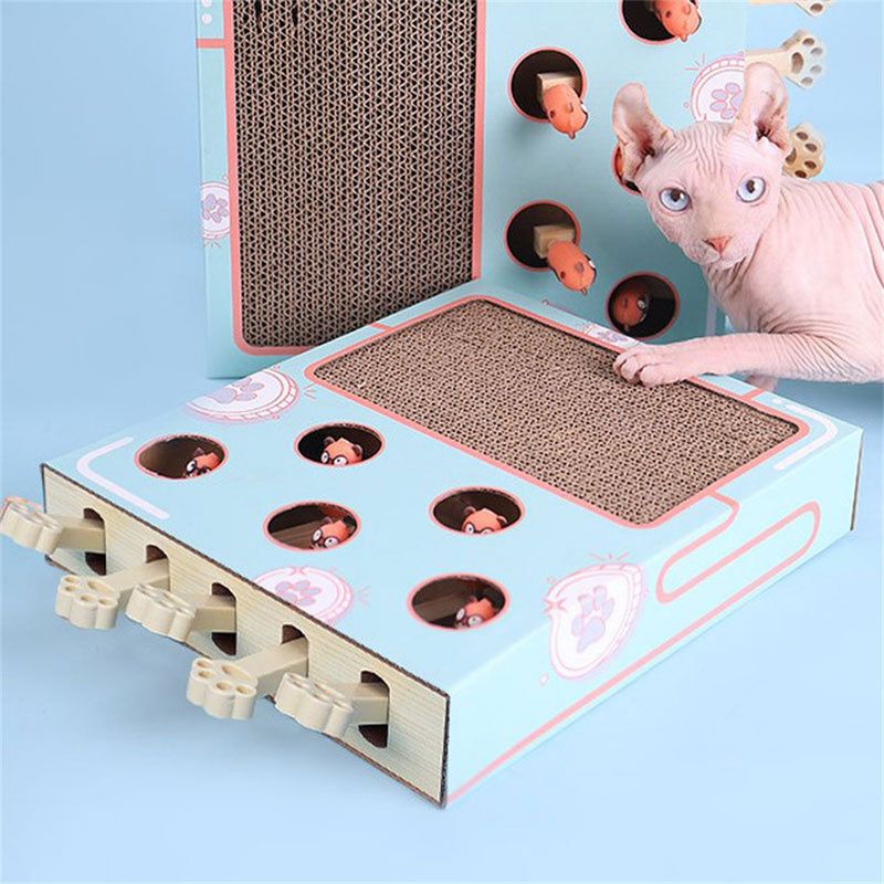 Pet Planet Griffoir pop - up en carton ondulé pour chat