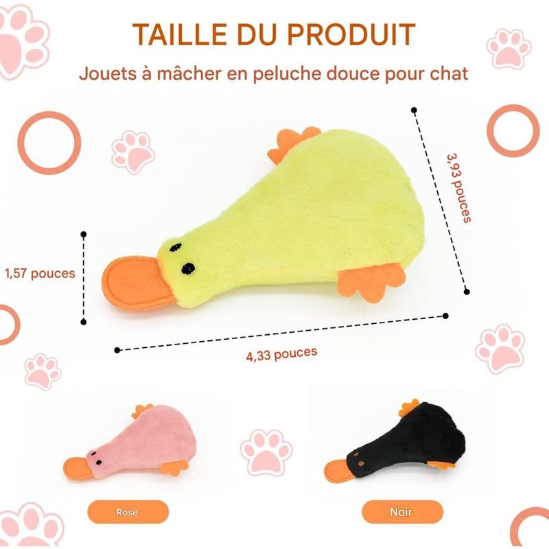 Pet Planet Chats 3 Pièces Jouet Menthe pour Chat