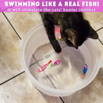 UAMLY Poisson robot, jouet interactif pour chats