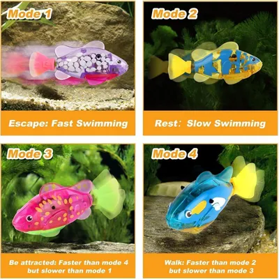 UAMLY Poisson robot, jouet interactif pour chats