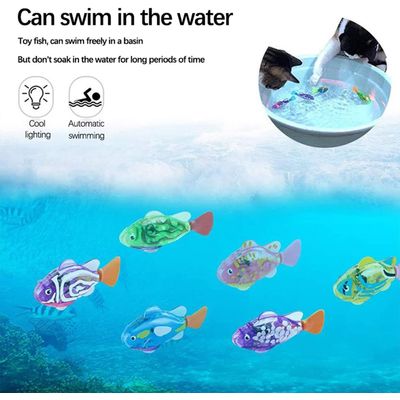 UAMLY Poisson robot, jouet interactif pour chats