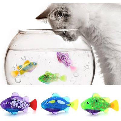 UAMLY Poisson robot, jouet interactif pour chats