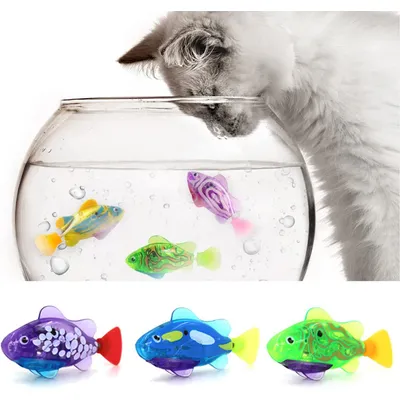 UAMLY Poisson robot, jouet interactif pour chats