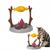 FurryFusion Jouet réaliste pour chat en forme de cuisse de poulet rôtie