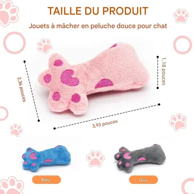 Pet Planet Chats 3 Pièces Jouet Menthe pour Chat