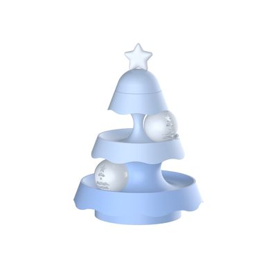 UAMLY Jouets pour chats à roulettes à 2 niveaux avec herbe à chat