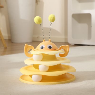 IntiMeg Disque de jeu automatique pour chat