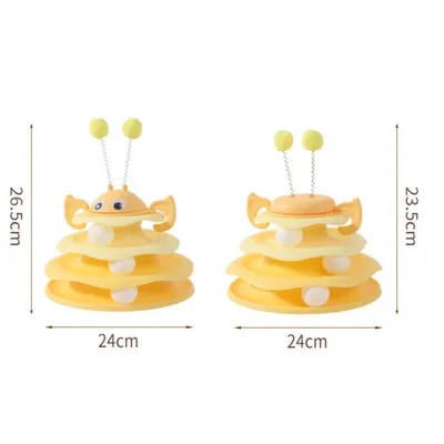 IntiMeg Disque de jeu automatique pour chat