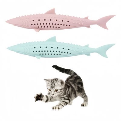 Pet Planet Chats Dental Jouet En Forme De Poisson Pour Chat
