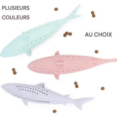 Pet Planet Chats Dental Jouet En Forme De Poisson Pour Chat