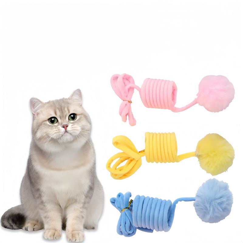 Petopia Lot de 3 balles à gratter pour chat