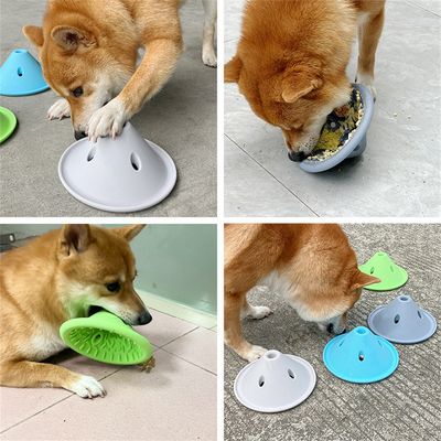IntiMeg Tapis à Lécher bleu pour Chiens