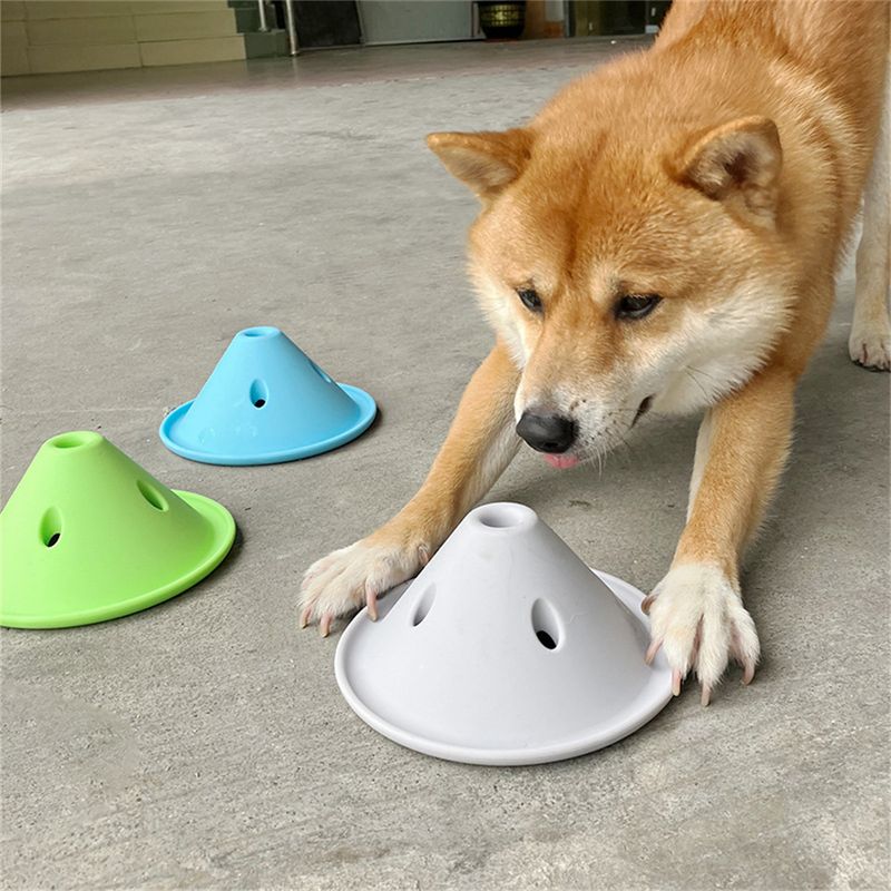 IntiMeg Tapis à Lécher bleu pour Chiens