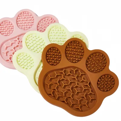 FurryFusion Tapis de mangeoire anti - glouton pour chien et chat