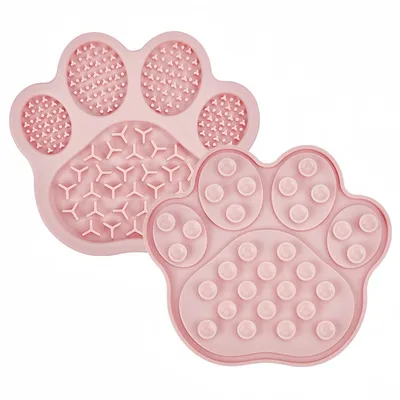 FurryFusion Tapis de mangeoire anti - glouton pour chien et chat