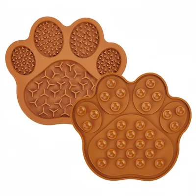 FurryFusion Tapis de mangeoire anti - glouton pour chien et chat