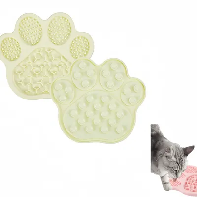 FurryFusion Tapis de mangeoire anti - glouton pour chien et chat