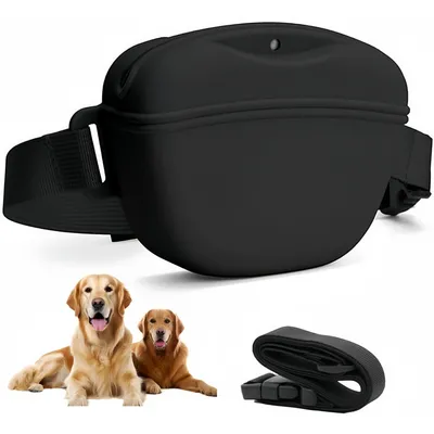 Pet Planet Chiens Sac À Friandises En Silicone Avec Ceinture