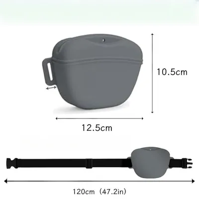 Pet Planet Chiens Sac À Friandises En Silicone Avec Ceinture