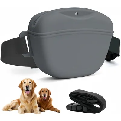 Pet Planet Chiens Sac À Friandises En Silicone Avec Ceinture