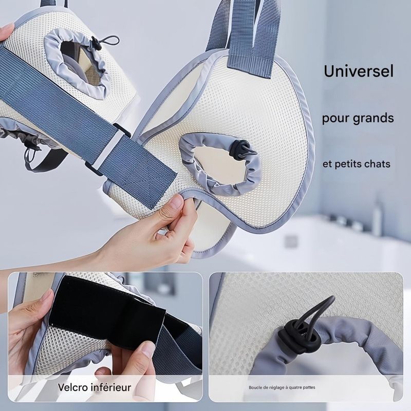 FurryFusion Hamac de toilettage pour chat