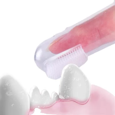 Petopia Brosses à dent doigtiers pour chien et chat