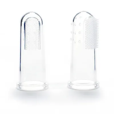 Petopia Brosses à dent doigtiers pour chien et chat