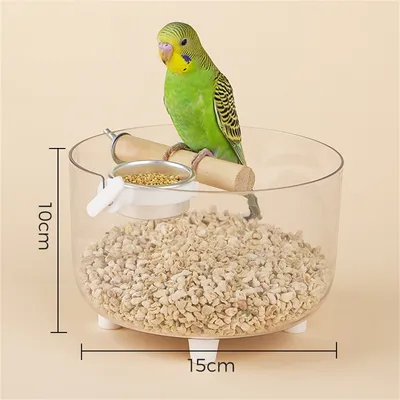 IntiMeg Perchoir en pierre ponce pour oiseaux