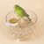 IntiMeg Perchoir en pierre ponce pour oiseaux