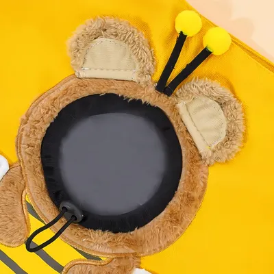 FurryFusion Sac pour animaux de compagnie en forme d'abeille jaune