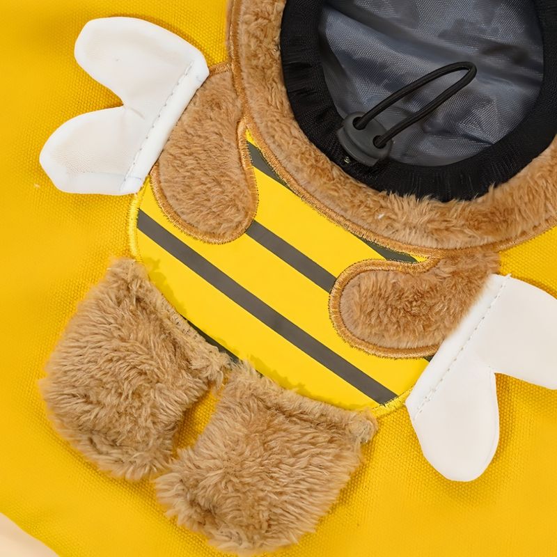 FurryFusion Sac pour animaux de compagnie en forme d'abeille jaune